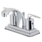 Kingston Brass KB4641SVL 4-Inch Centerset Bathroom Faucet with Retail Pop-Up, Polished Chrome KB4641SVL - alternate 1